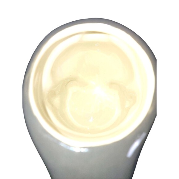 Pottery Barn Red White & Gray Ceramic Hooded Gonk Gnome Coffee Mug 5"X4.5"X3.5" - Picture 7 of 8